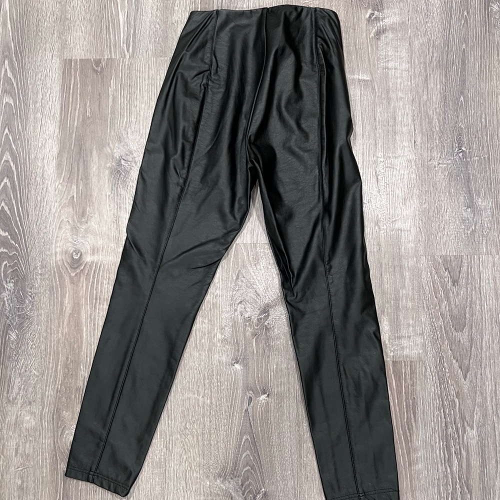 Lysse Leggings, Faux Leather Black By Lysse